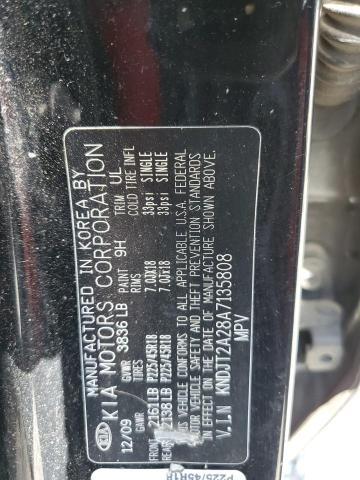 2010 Kia Soul + VIN: KNDJT2A28A7135808 Lot: 56932104