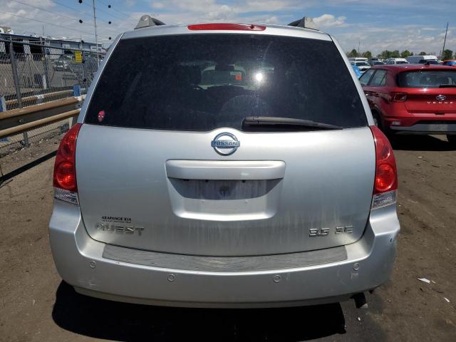 2006 Nissan Quest S VIN: 5N1BV28U46N116287 Lot: 54917134