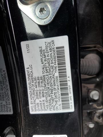 2022 Honda Accord Sport VIN: 1HGCV1F34NA105956 Lot: 52665824