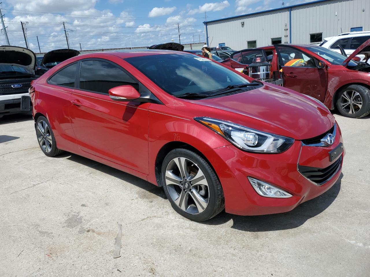 KMHDH6AH1EU025745 2014 Hyundai Elantra Coupe Gs