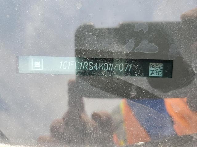 2019 Chevrolet Camaro Lt VIN: 1G1FD1RS4K0114071 Lot: 55345404