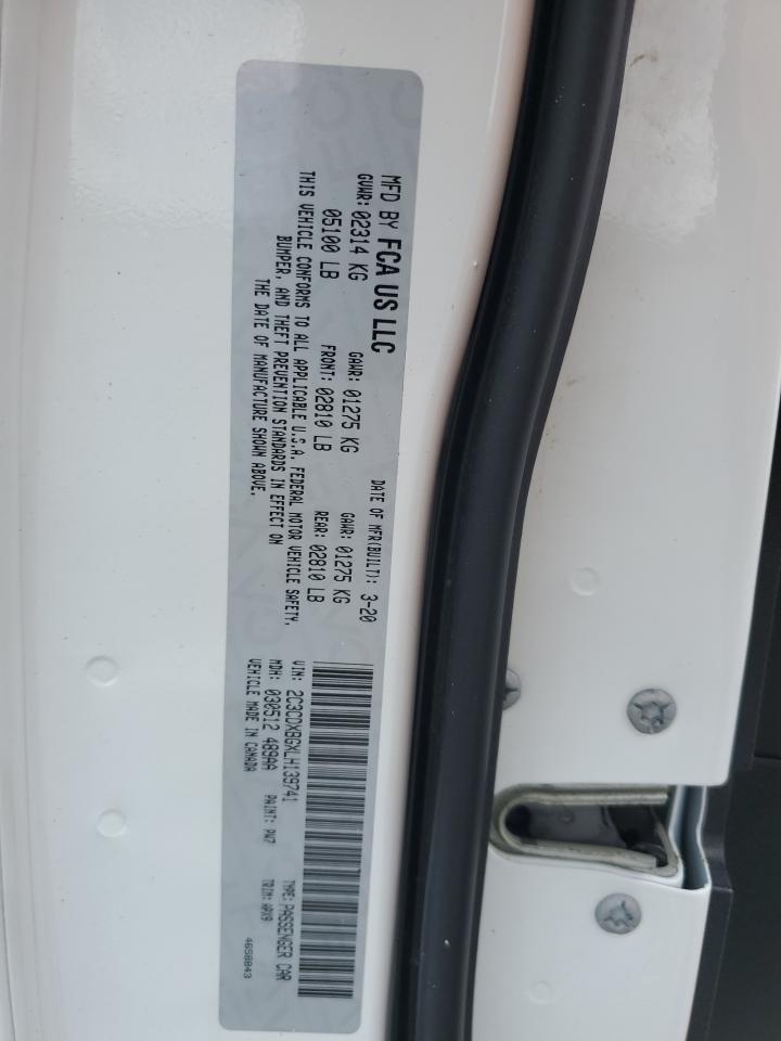 2C3CDXBGXLH139741 2020 Dodge Charger Sxt