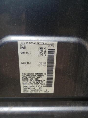 2023 Nissan Leaf S VIN: 1N4AZ1BV5PC555758 Lot: 55031154