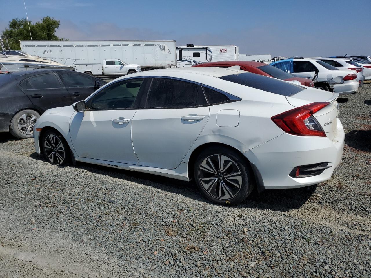 Lot #2869508876 2018 HONDA CIVIC EXL