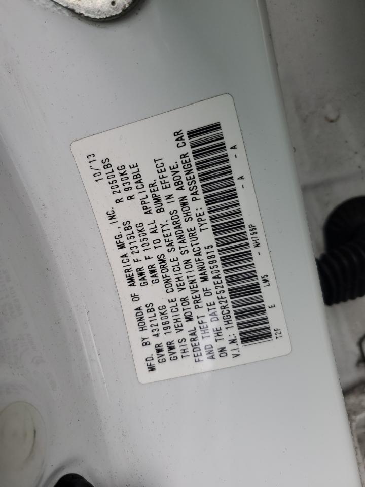 1HGCR2F52EA059815 2014 Honda Accord Sport