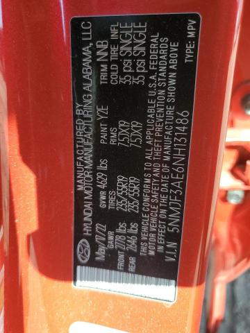 2022 HYUNDAI TUCSON SEL - 5NMJF3AE6NH131486