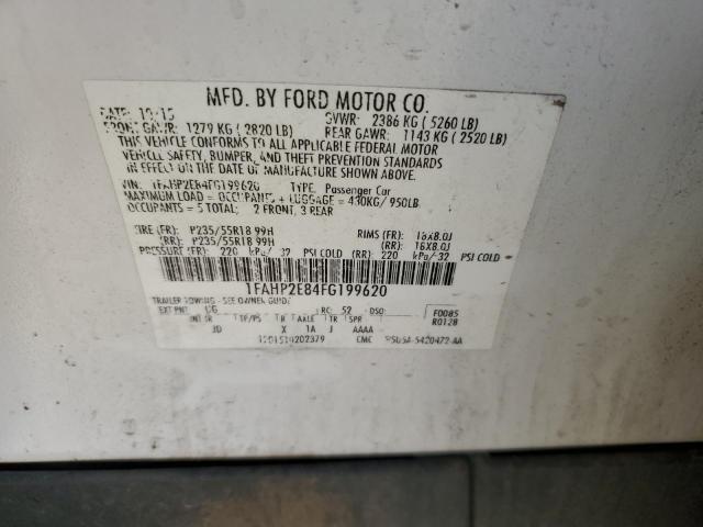 2015 FORD TAURUS SEL - 1FAHP2E84FG199620