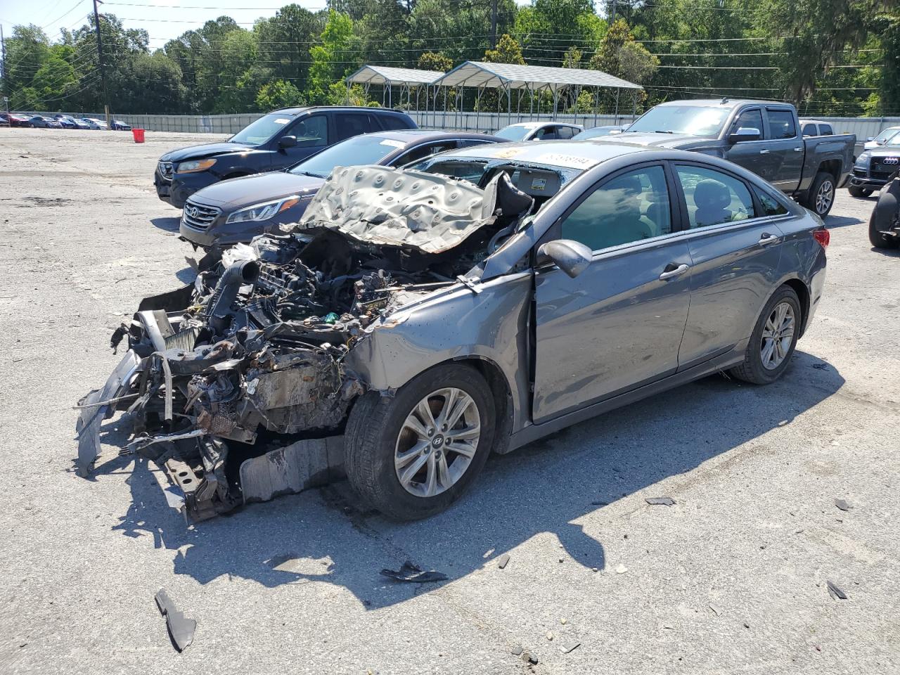 Lot #2986737148 2013 HYUNDAI SONATA GLS