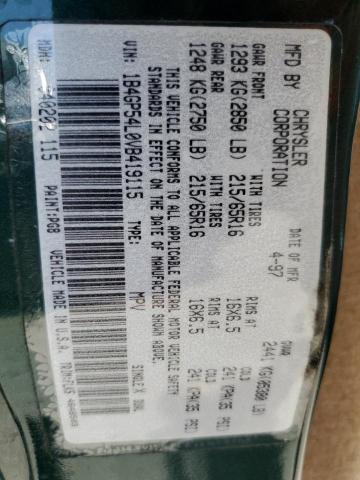 1997 Dodge Grand Caravan Le VIN: 1B4GP54L0VB419115 Lot: 53314344