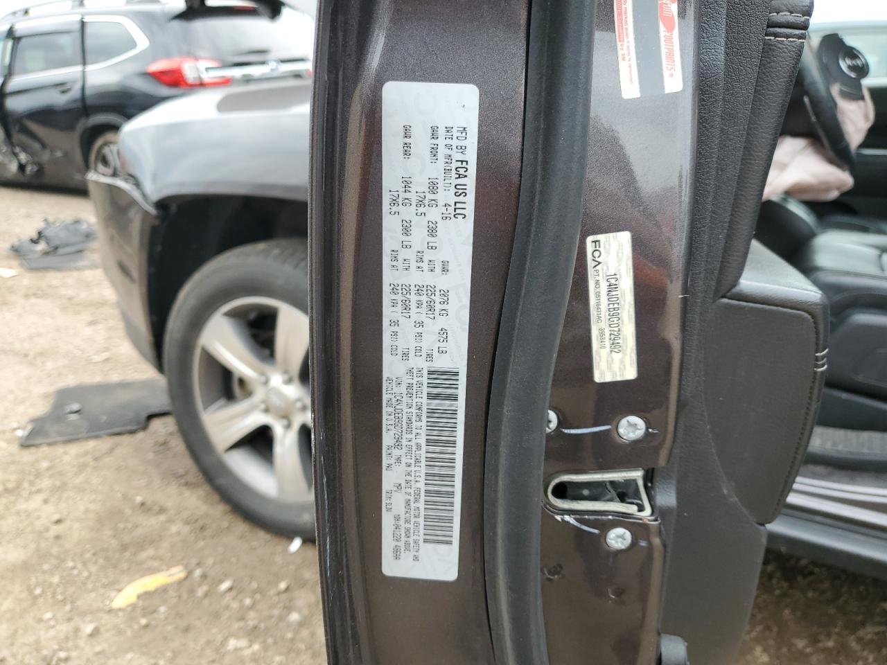 1C4NJDEB9GD729492 2016 Jeep Compass Latitude