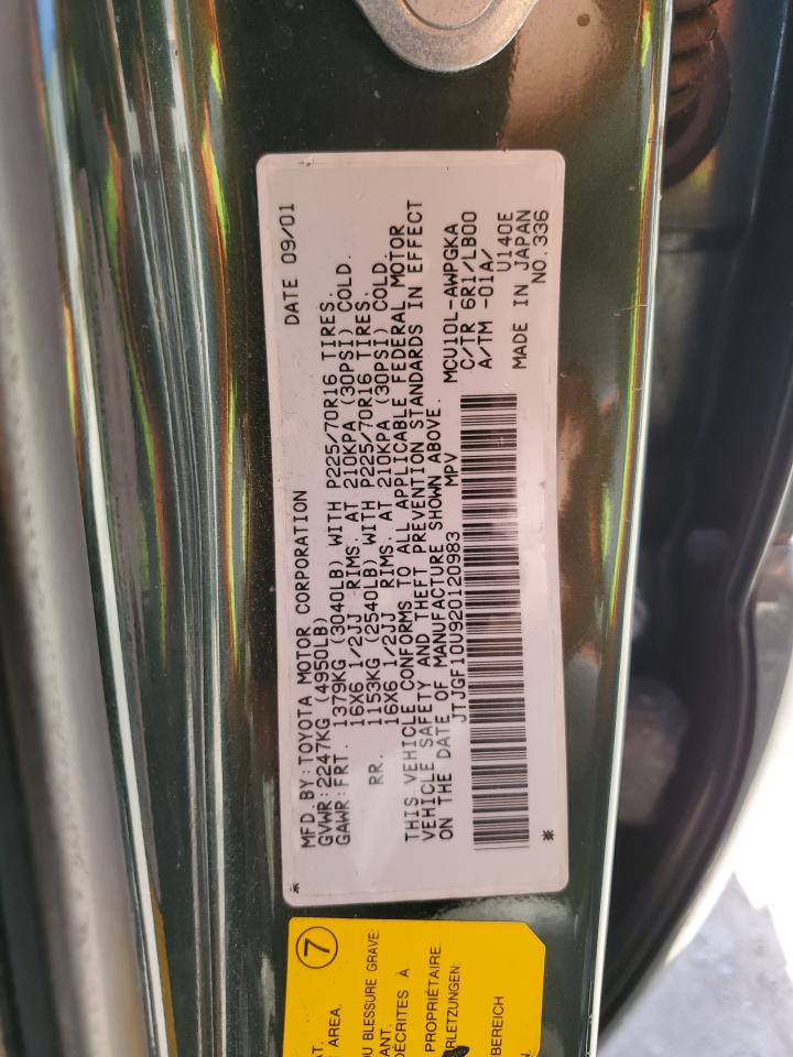 JTJGF10U920120983 2002 Lexus Rx 300