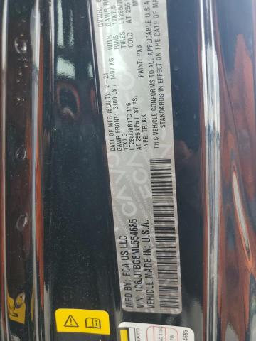 2021 Jeep Gladiator Rubicon VIN: 1C6JJTBG8ML554685 Lot: 55952924