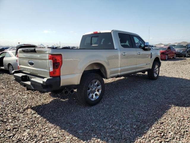 FORD F250 SUPER 2017 tan crew pic diesel 1FT7W2BT8HEE03545 photo #4