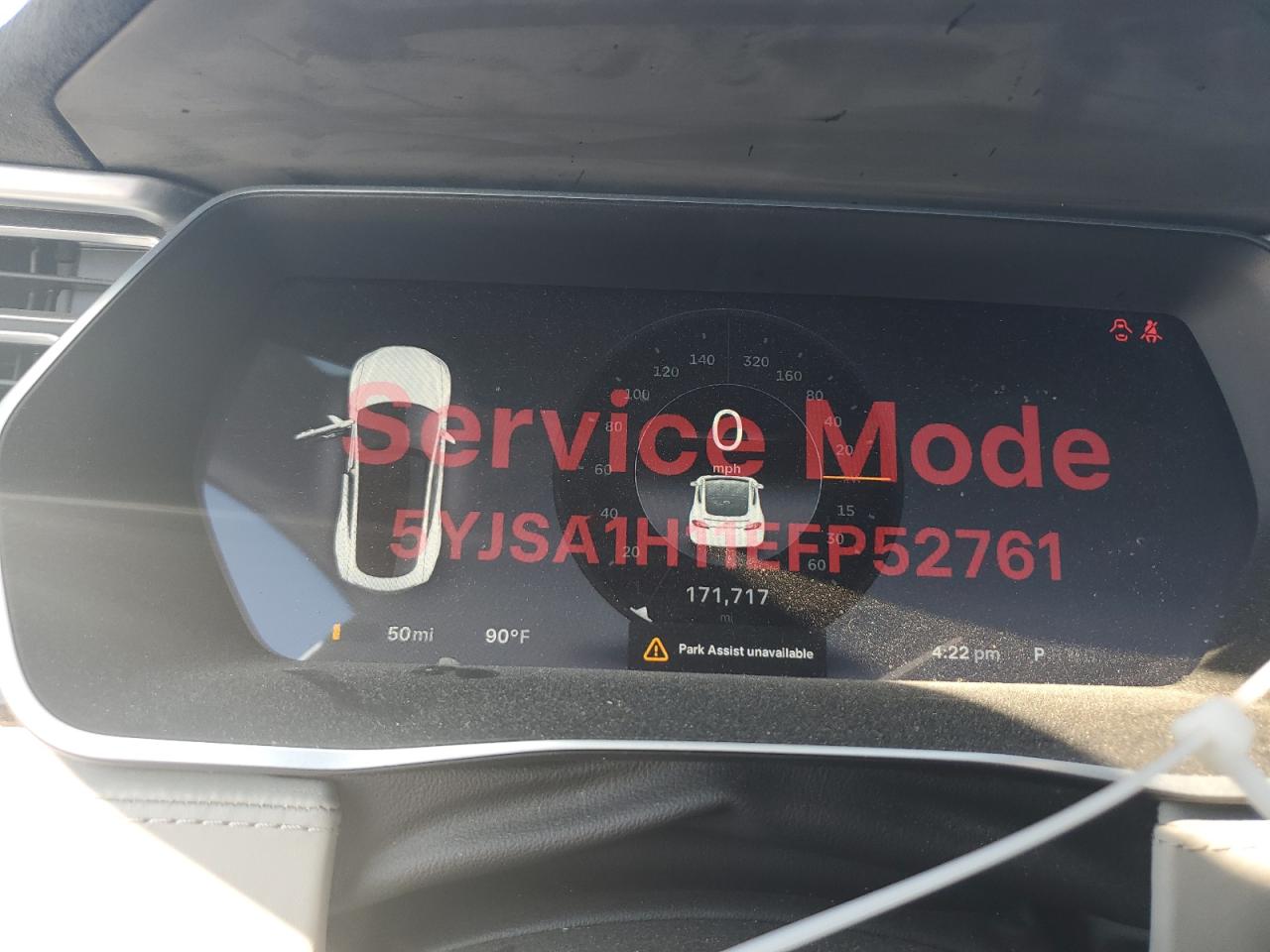 5YJSA1H11EFP52761 2014 Tesla Model S