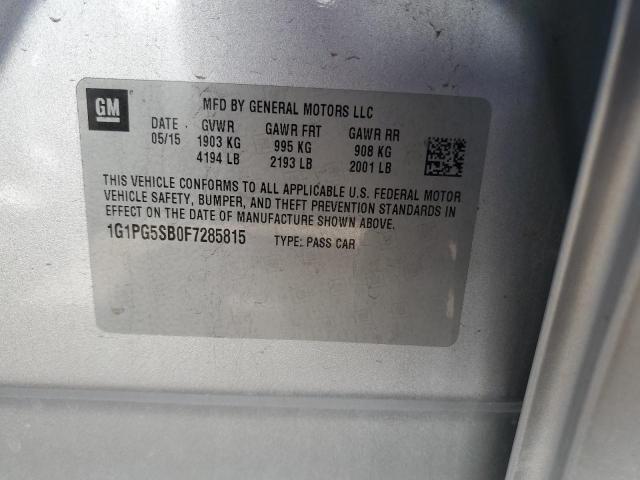 2015 CHEVROLET CRUZE LTZ - 1G1PG5SB0F7285815