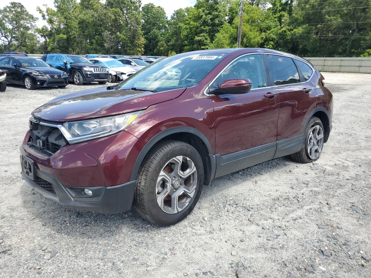 2018 Honda Cr-V Ex vin: 7FARW1H59JE008648