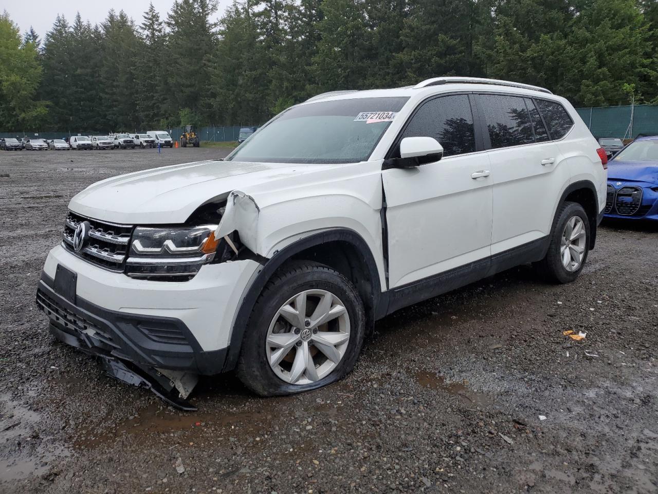 2018 Volkswagen Atlas vin: 1V2HR2CA0JC500800