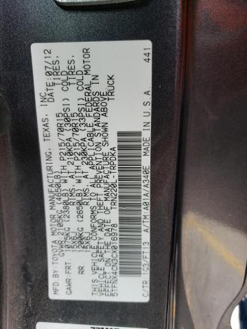 2012 Toyota Tacoma VIN: 5TFNX4CN3CX016978 Lot: 53798594