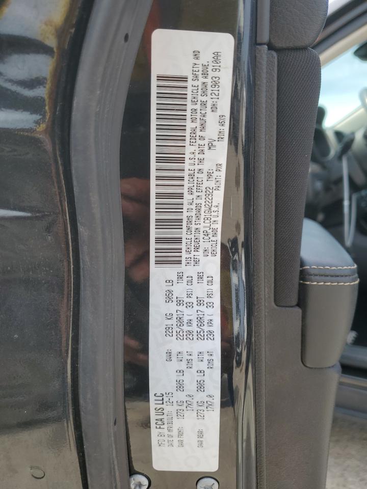 1C4PJLCB1GW222922 2016 Jeep Cherokee Latitude