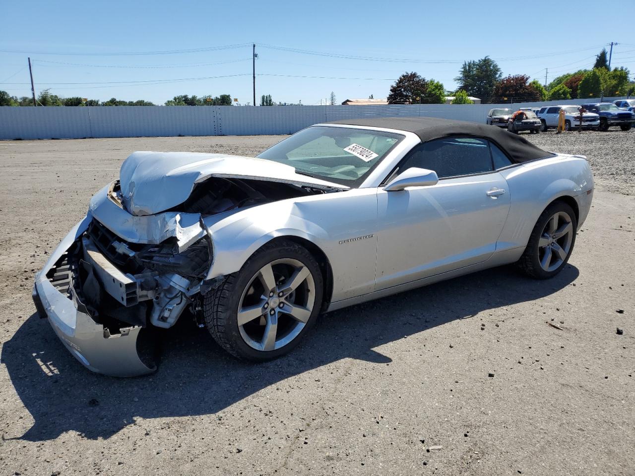 2012 Chevrolet Camaro Lt vin: 2G1FC3D39C9191248