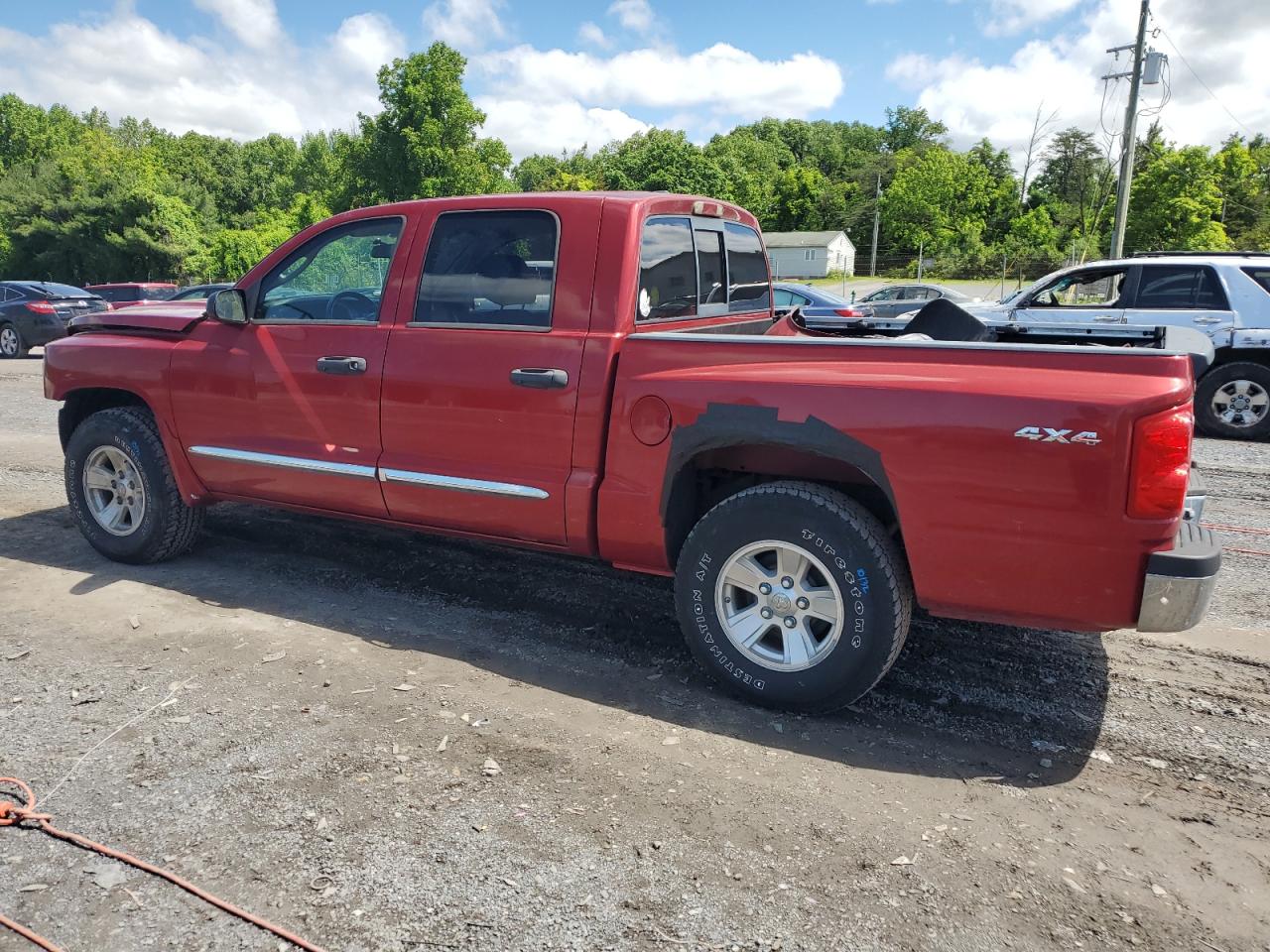 1D7HW58N48S613906 2008 Dodge Dakota Quad Laramie