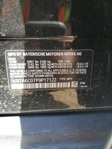  BMW X5 2023 Чорний