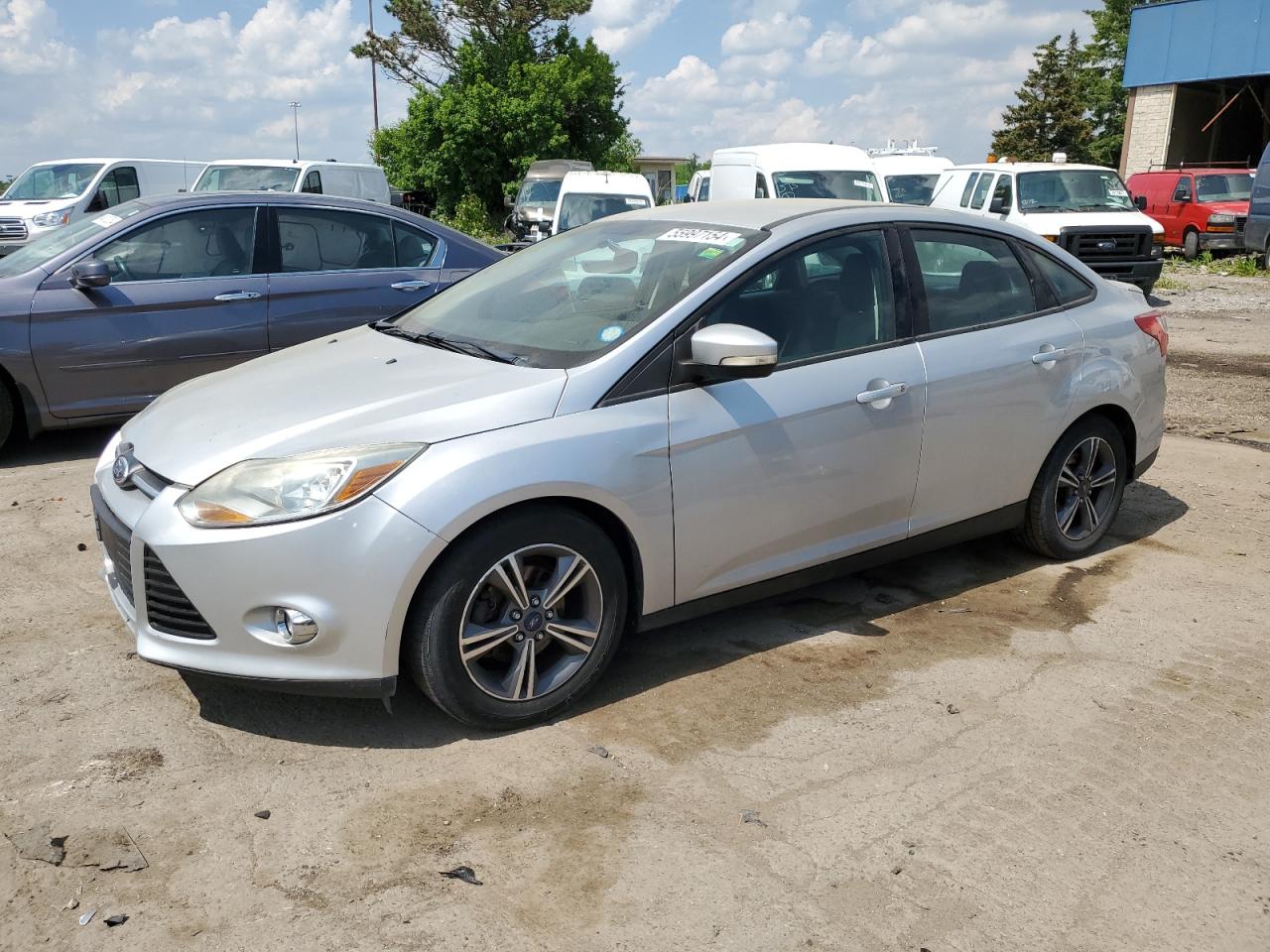 2014 Ford Focus Se vin: 1FADP3F23EL429555