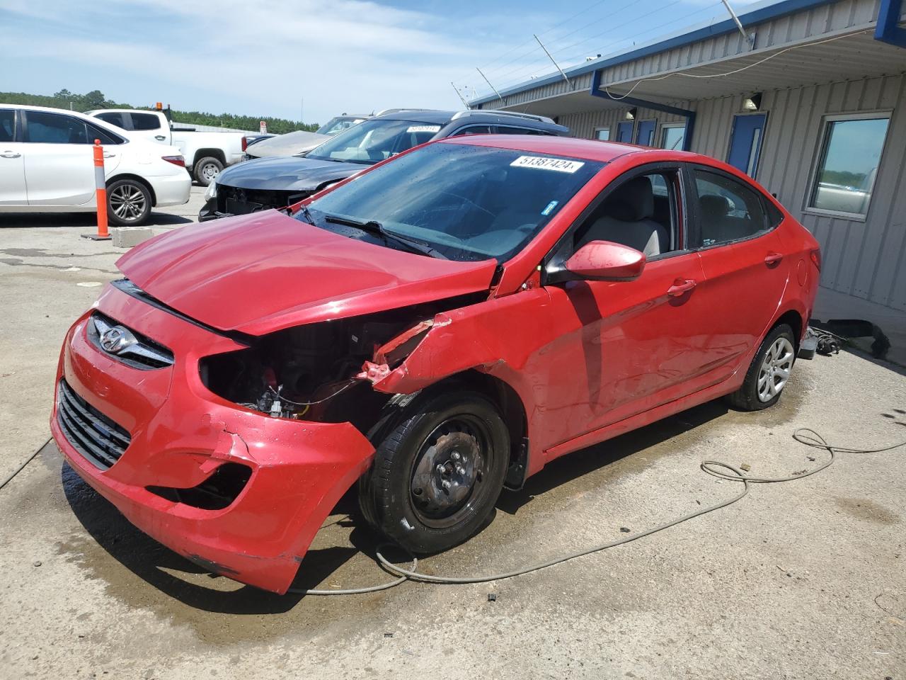 KMHCT4AE0EU718519 2014 Hyundai Accent Gls