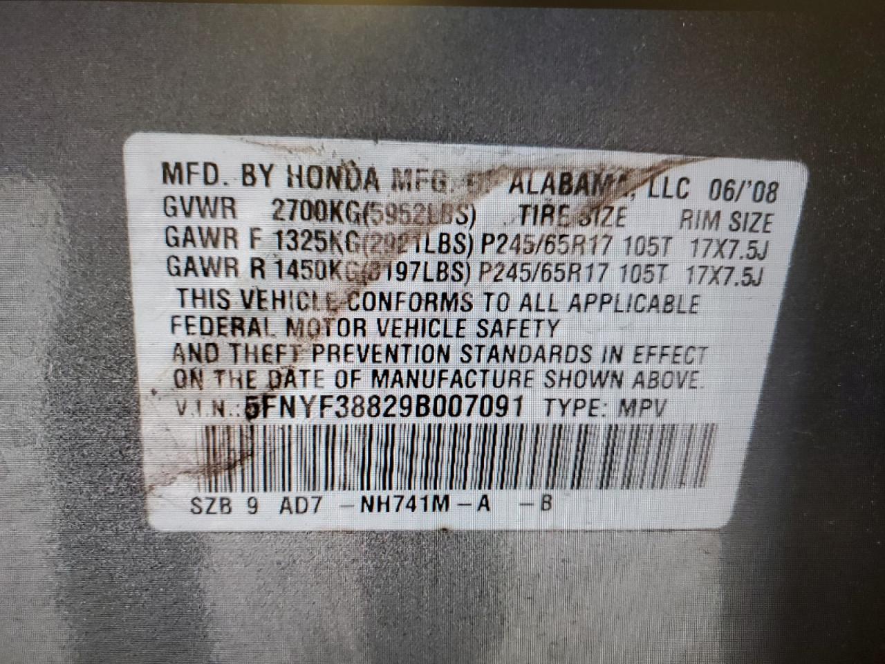 3CZRU6H37NM762690 2022 Honda Hr-V Lx