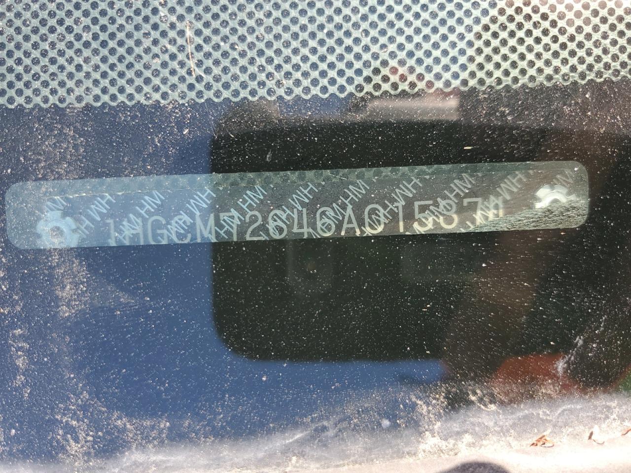 1HGCM72646A015374 2006 Honda Accord Ex