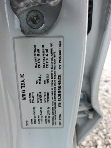 5YJ3E1EA6LF614434 2020 Tesla Model 3