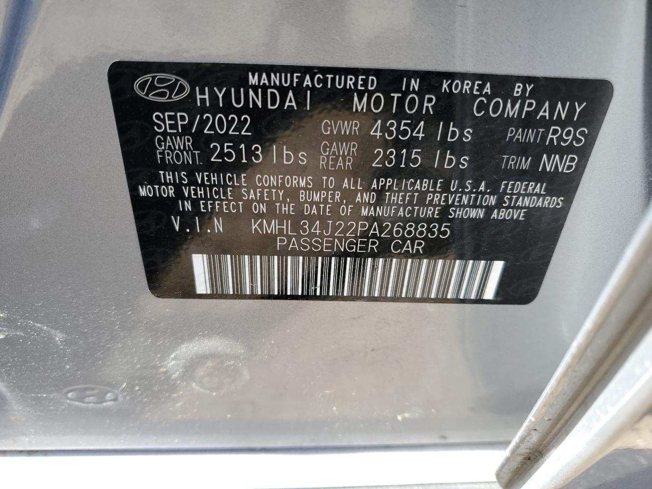 KMHL34J22PA268835 2023 Hyundai Sonata Limited