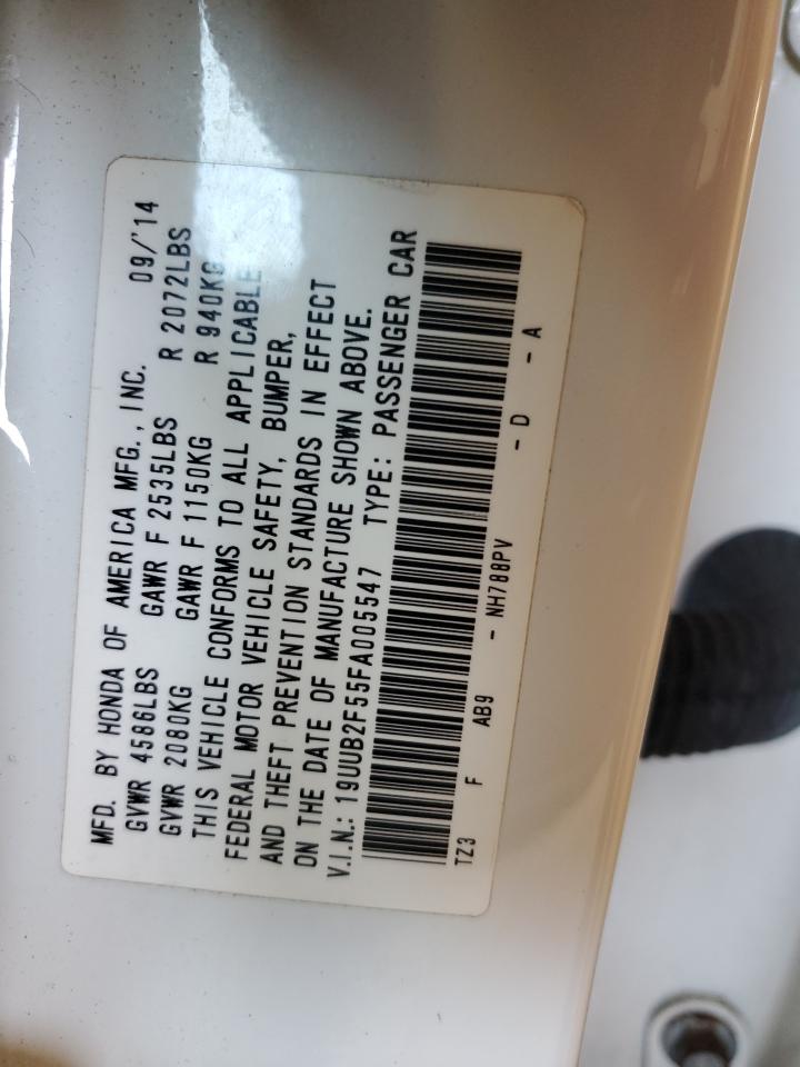 19UUB2F55FA005547 2015 Acura Tlx Tech