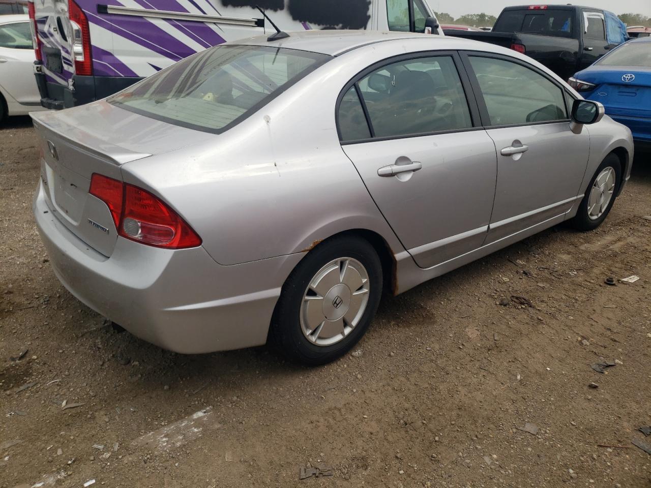 Lot #2566376481 2008 HONDA CIVIC HYBR