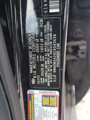 2012 Kia Rio Lx VIN: KNADM4A39C6045636 Lot: 56162814