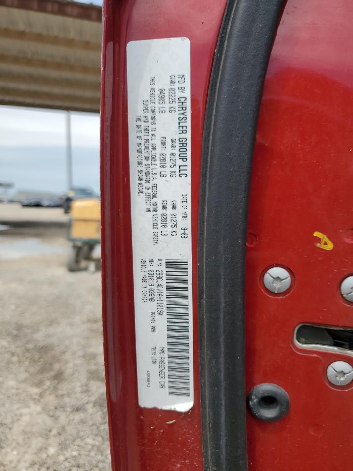 2B3CJ4DV1AH110190 2010 Dodge Challenger Se