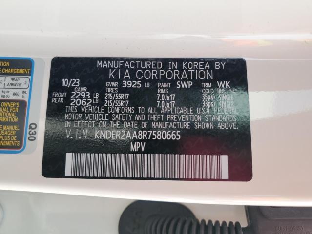 2024 Kia Seltos Ex VIN: KNDER2AA8R7580665 Lot: 55795704