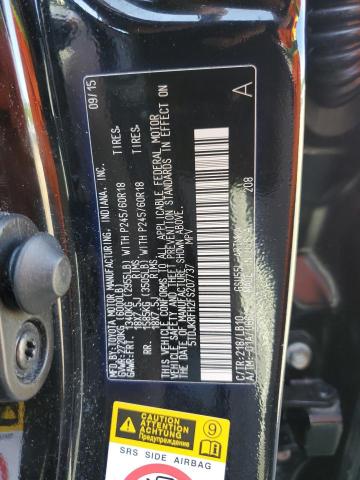 2015 Toyota Highlander Xle VIN: 5TDJKRFH2FS207737 Lot: 56446224