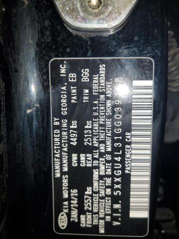 2016 Kia Optima Ex VIN: 5XXGU4L31GG039768 Lot: 54189034