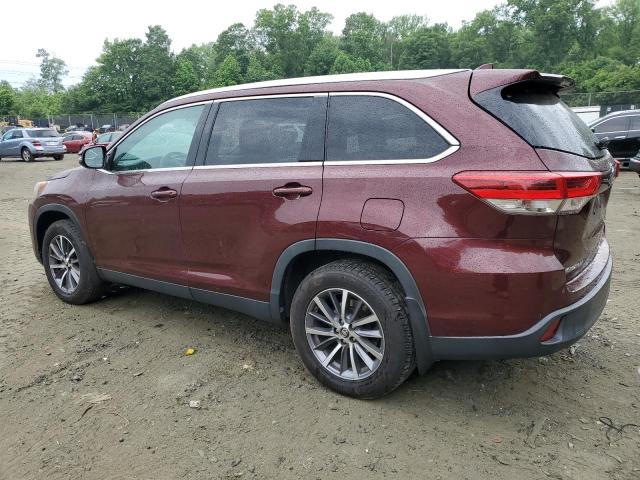 VIN 5TDJZRFH8KS938985 2019 Toyota Highlander, SE no.2