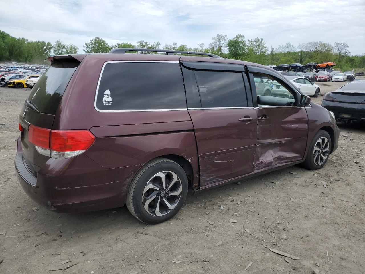 5FNRL38748B115960 2008 Honda Odyssey Exl