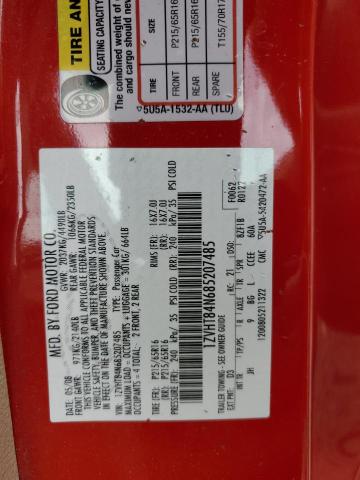 2008 Ford Mustang VIN: 1ZVHT84N685207485 Lot: 56086634