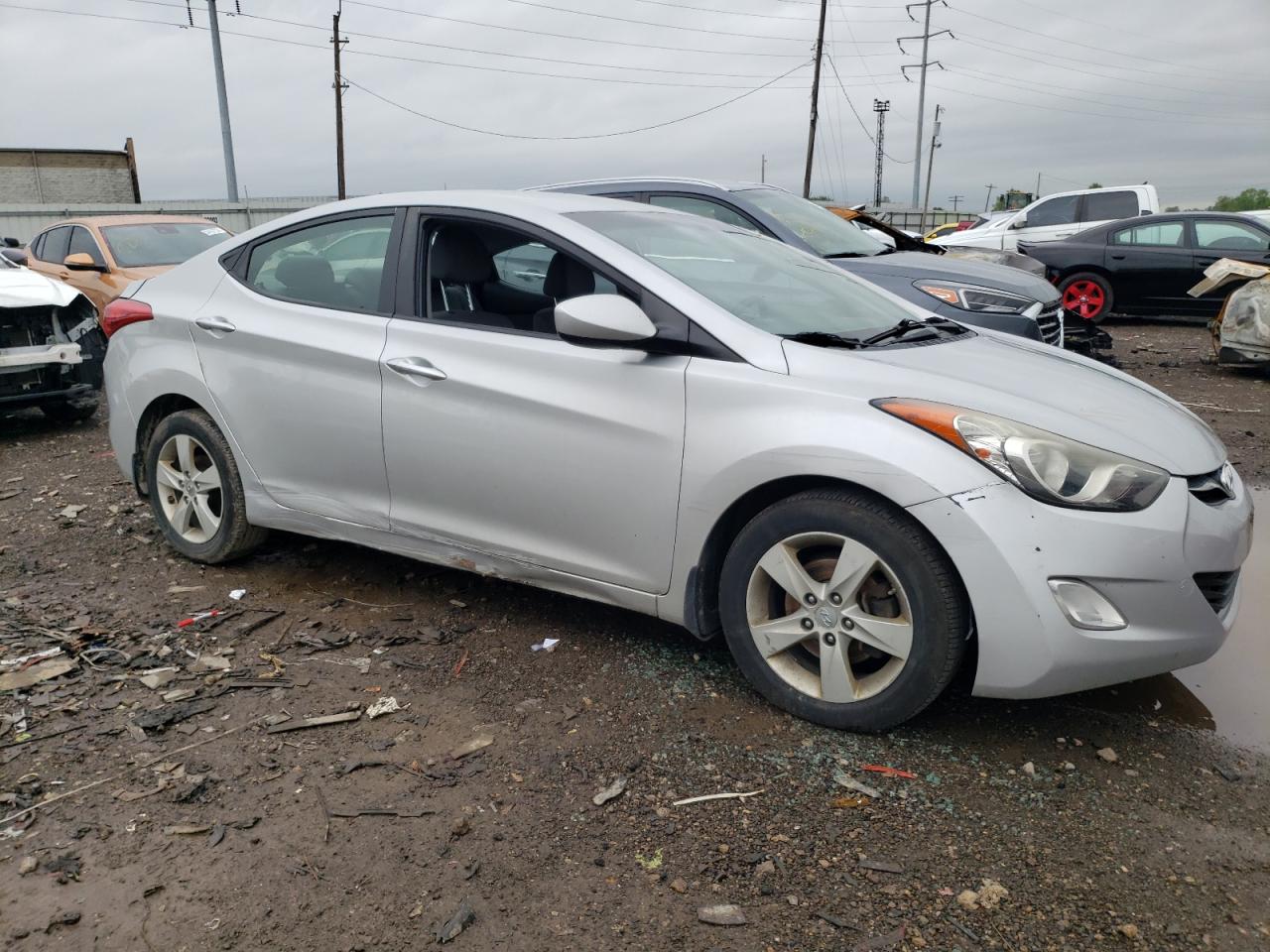 KMHDH4AE6DU893460 2013 Hyundai Elantra Gls