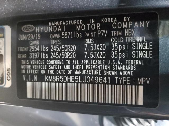 2020 Hyundai Palisade Limited VIN: KM8R5DHE5LU049641 Lot: 55866094