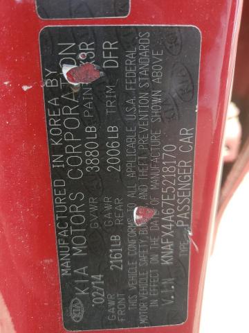 2014 Kia Forte Lx VIN: KNAFX4A67E5218170 Lot: 56153994