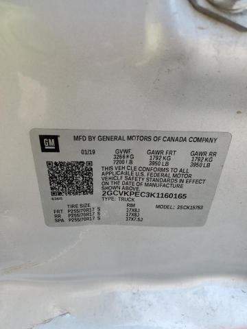 2019 CHEVROLET SLVRADO SS 2GCVKPEC3K1160165