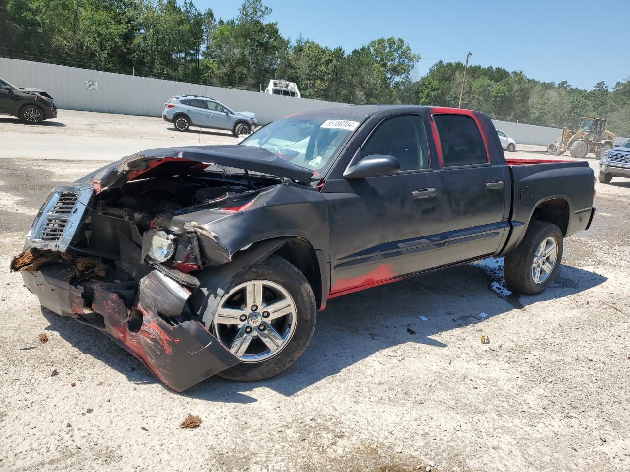 1D7HE48K87S137192 2007 Dodge Dakota Quad Slt