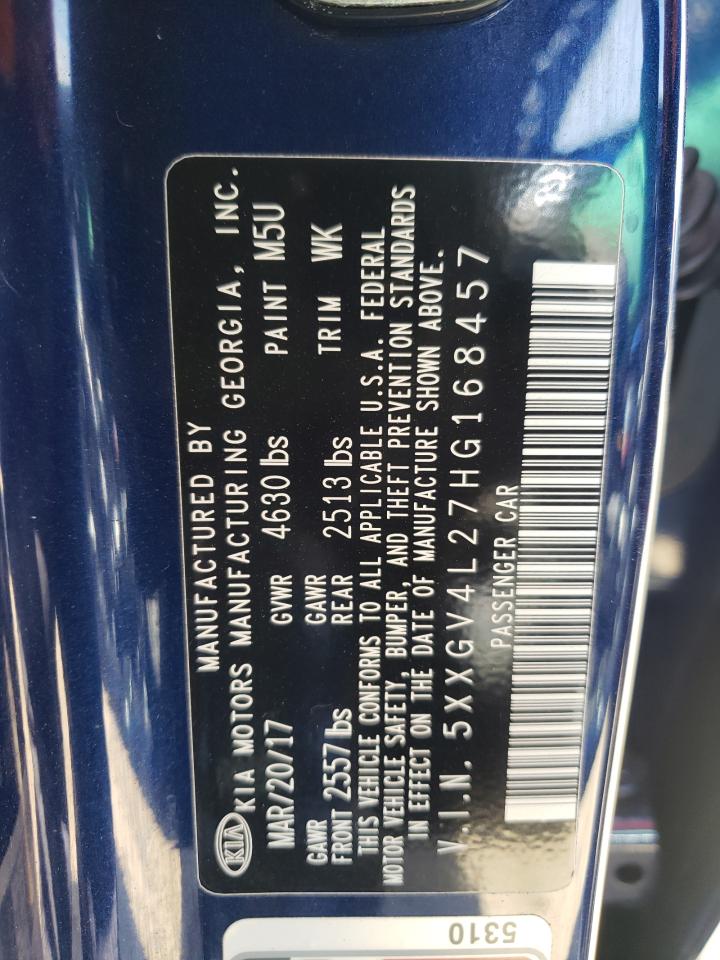 5XXGV4L27HG168457 2017 Kia Optima Sxl