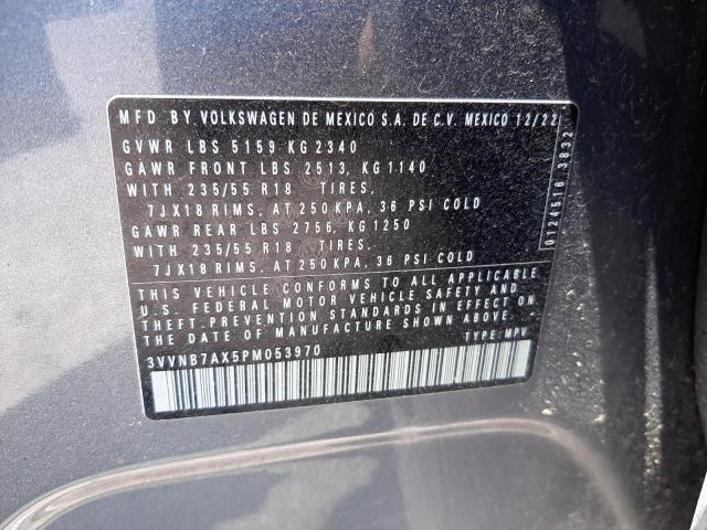 2023 Volkswagen Tiguan Se VIN: 3VVNB7AX5PM053970 Lot: 56894754