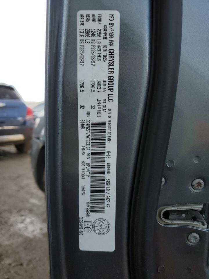 3D4PG5FV7AT223167 2010 Dodge Journey Sxt